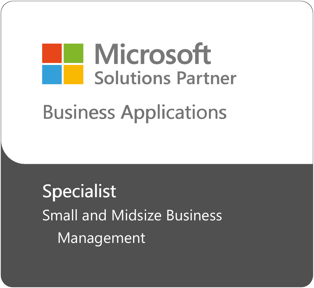 Microsoft Solutions Partner, Business Applications. Specialist Small and Midsize Business Management. Marqués.